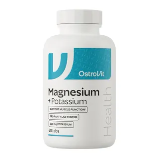 OstroVit Magnez + Potas 60 tabletek, opakowanie