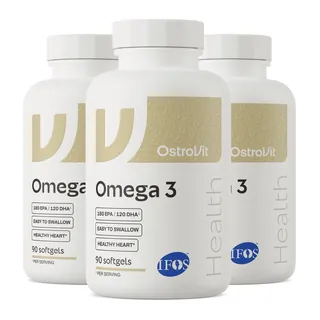Omega 3 Easy to Swallow TG IFOS™ 3 x 90 kapsułek, opakowanie