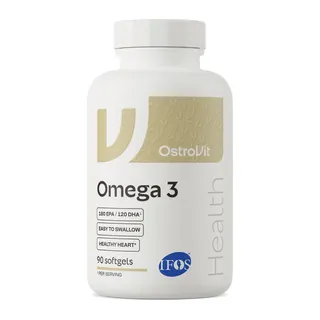 OstroVit Omega 3 Easy to Swallow TG IFOS™ 90 kapsułek, opakowanie