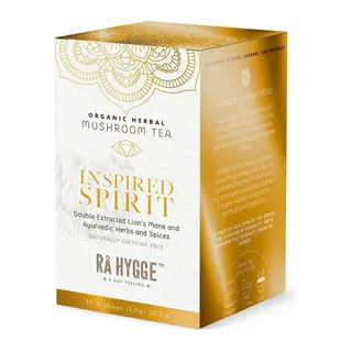 Ra Hygge Inspired Spirit herbata ziołowa z Lion's Mane, opakowanie