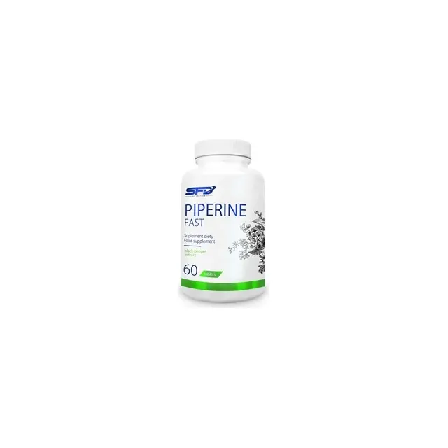 Piperine Fast, ekstrakt pieprzu czarnego 60 tabletek, opakowanie