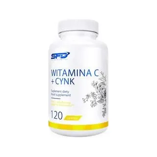Witamina C + Cynk 120 tabletek, opakowanie