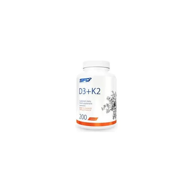 Witamina D3 + K2 200 tabletek, opakowanie