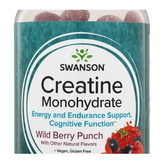 Creatine Monohydrate w żelkach - smak ponczu z dzikich jagód, opakowanie