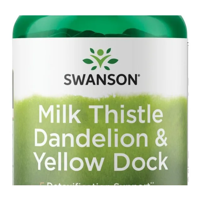 Milk Thistle, Dandelion & Yellow Dock, opakowanie