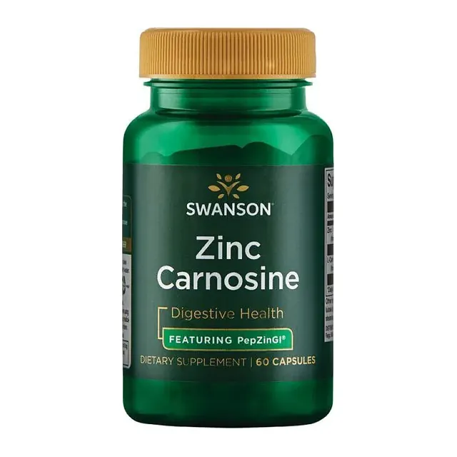 Zinc Carnosine PepZinGI 60 kaps., opakowanie