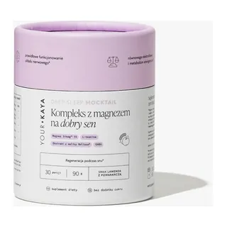 Kompleks z magnezem na dobry sen DEEP SLEEP Mocktail, opakowanie
